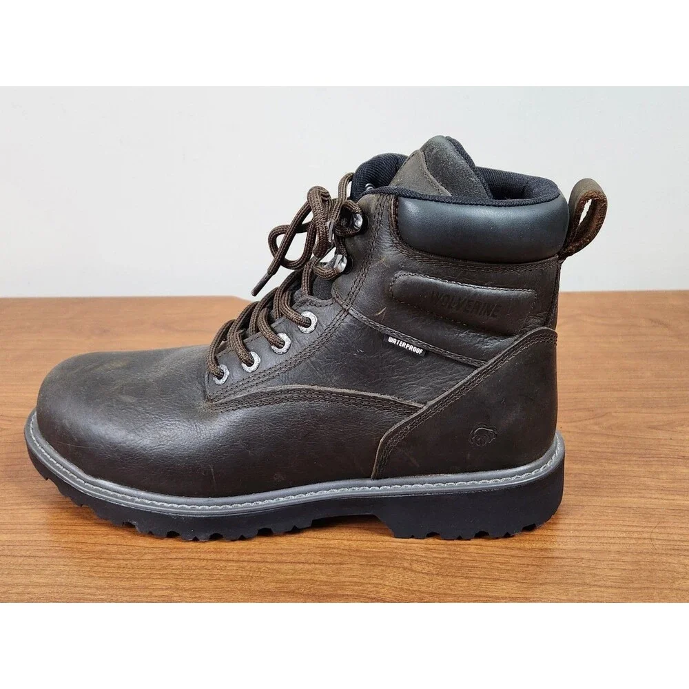 Wolverine Floorhand Men's Steel Toe Work Boots Brown W10633 Size 13M EH NWT